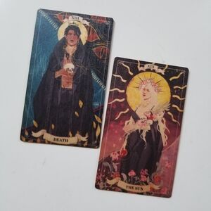 Illumicrate The Sun and Death Wooden Tarot Cards